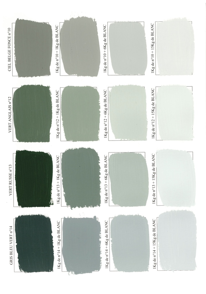 Dégradés Gris Bleu Vert n° 14 E&Cie