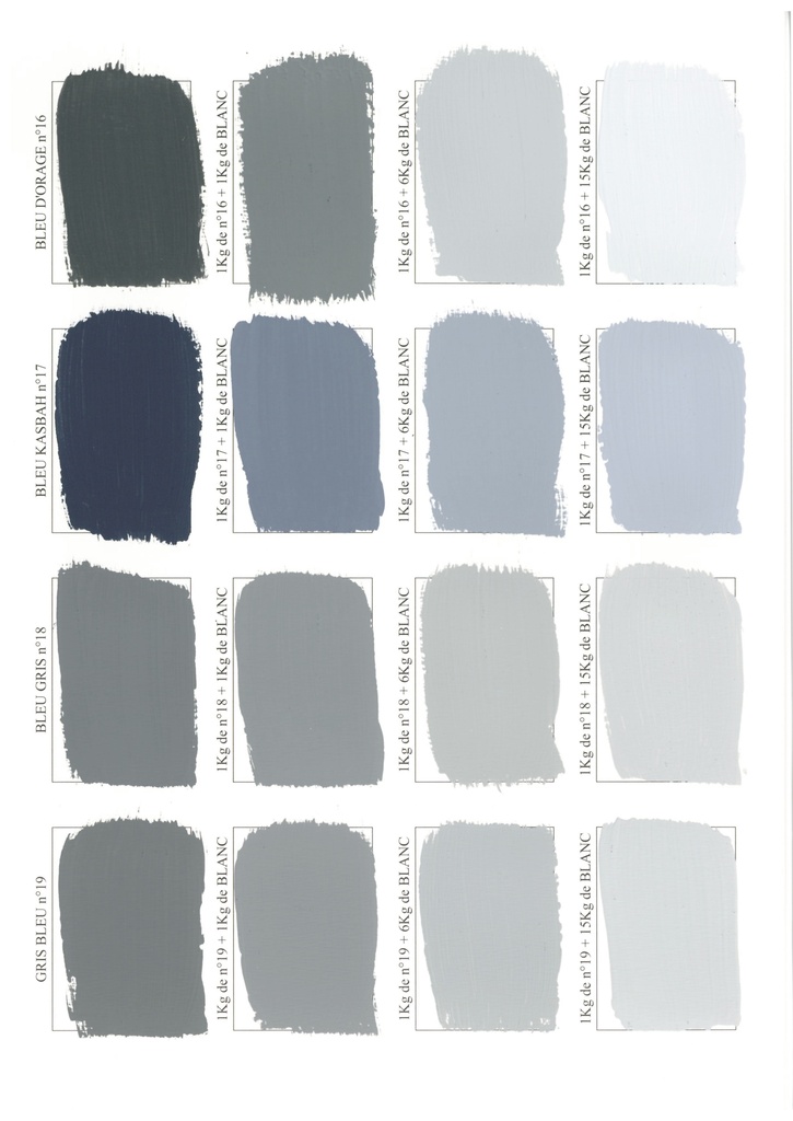 Dégradée Gris Bleu n° 19 E&Cie