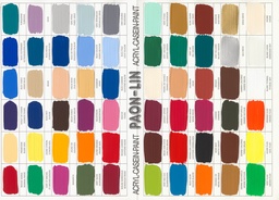 [PNUA-A3] Color charts PaonLin