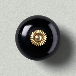 PLATE BLACK ARGENTÉ