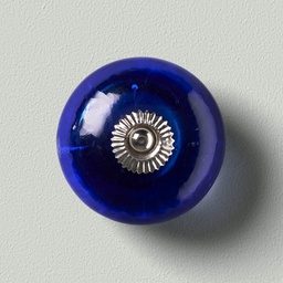 PLATE BLUE ARGENTÉ