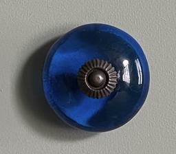 PLATE BLUE PATINÉ